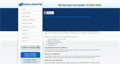 Desktop Screenshot of hallidays.com.au